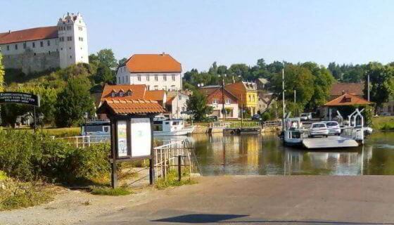 Wettin Autofähre Wettin Autofähre